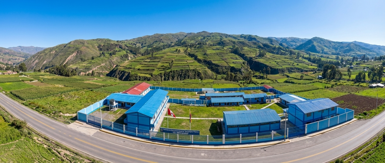 Vista panorámica del campus IESTP El Descanso