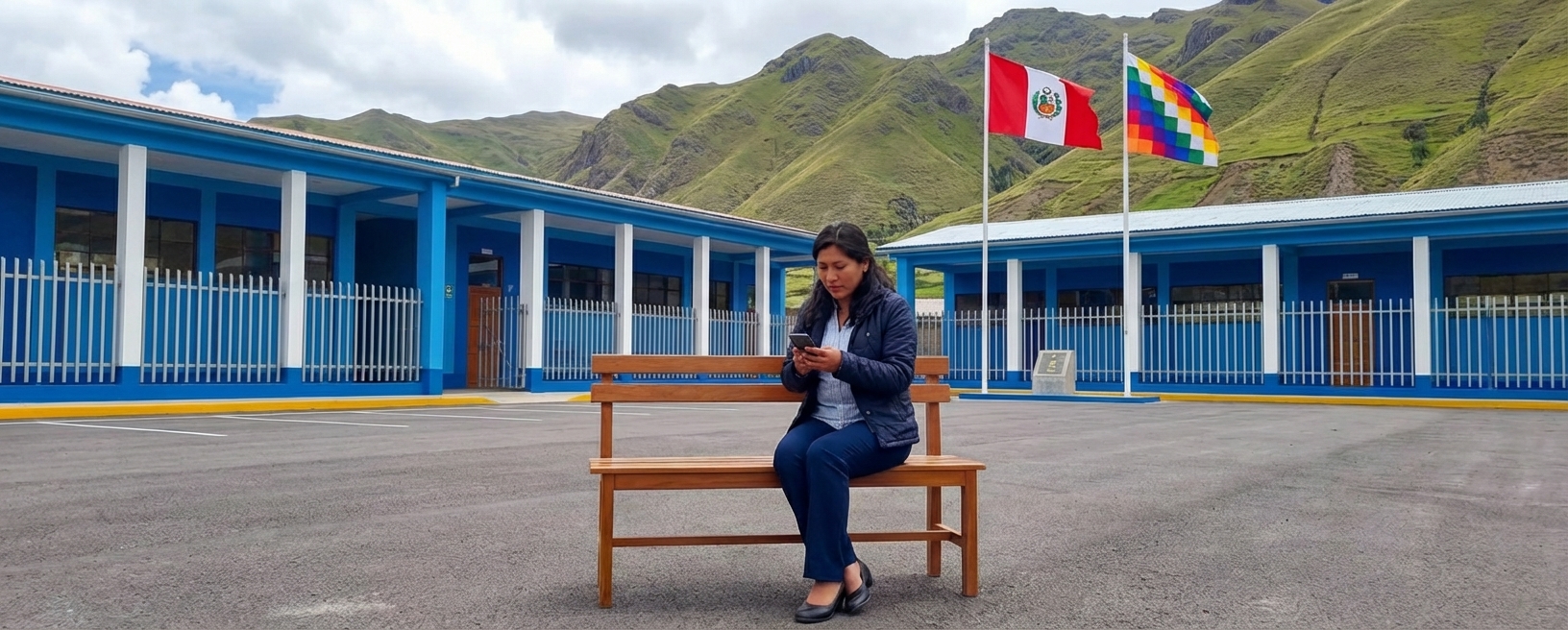 Egresado del instituto actualizando su información profesional