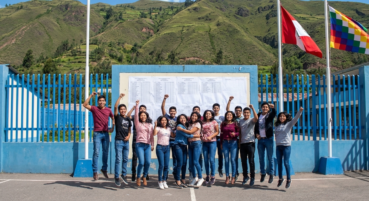 Jóvenes postulantes realizando su inscripción en el campus